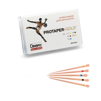 ProTaper Gold Gutta Percha Conform Fit F4-F5 Assorted