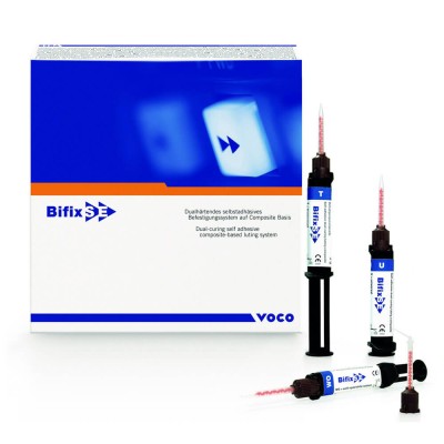 Bifix SE QuickMix, White, Self-Adhesive Luting Cement, Syringe